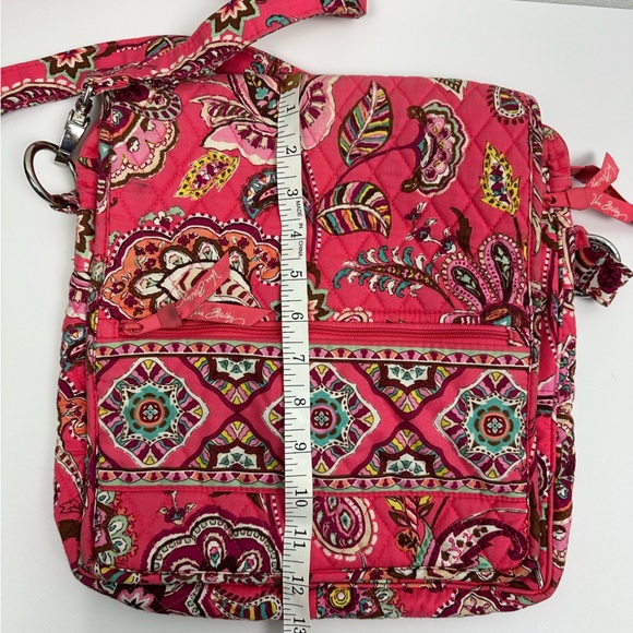 Vera Bradley Pink Paisley Cross Body Purse - Picture 5 of 11